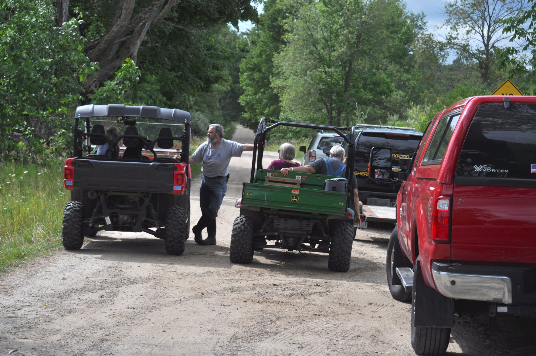 Neighbors scour woods with golf carts, ORVs looking for missing elderly woman